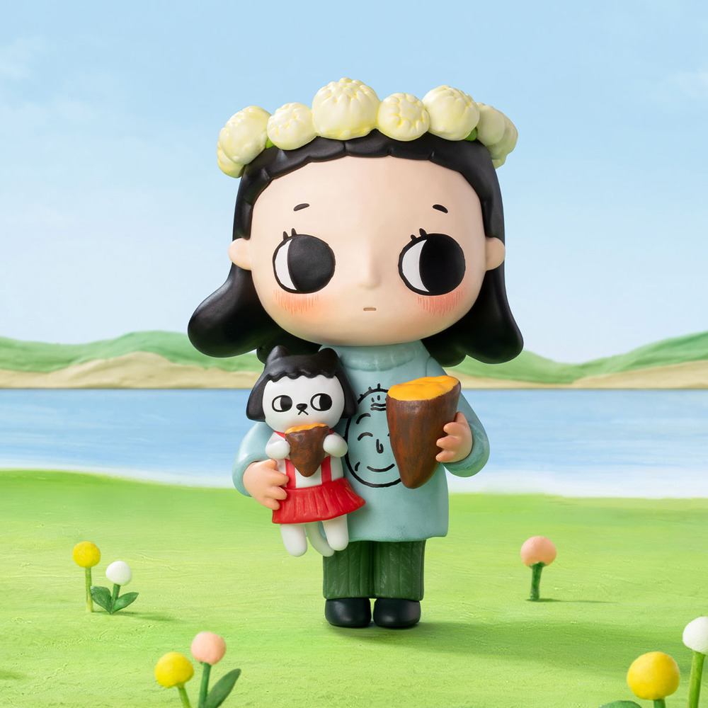 POP MART Nyota x Chibi Maruko Chan Series Figures - The Best Grandpa